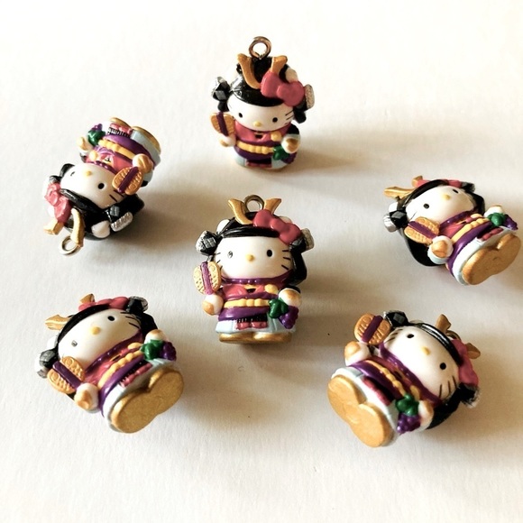 Other - Kawaii Samurai Kitty Cat Charms